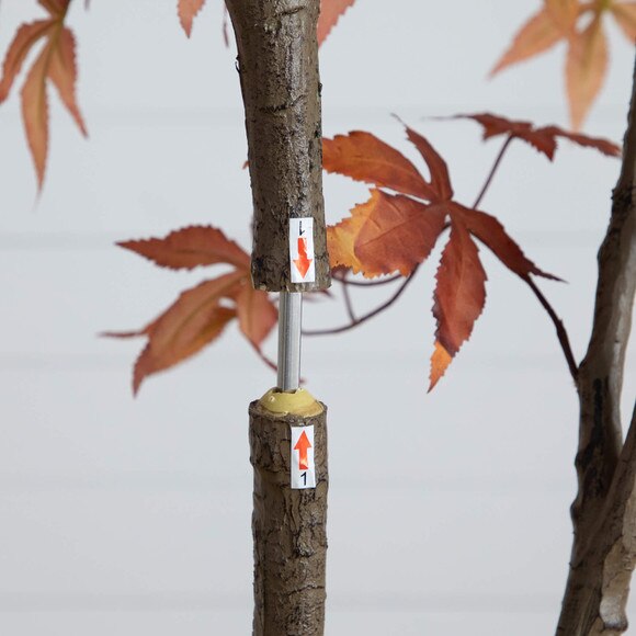 7-ft Autumn Japanese Maple Artificial Fall Tree - SKU #T5304 - 3
