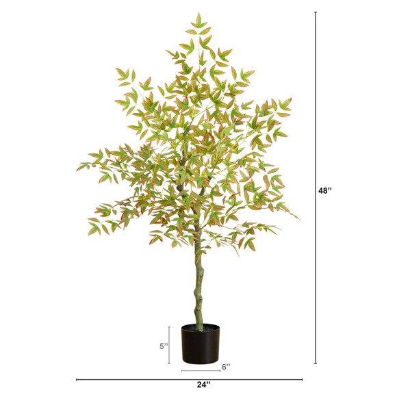 4-ft Autumn Nandina Artificial Fall Tree - SKU #T5305 - 1