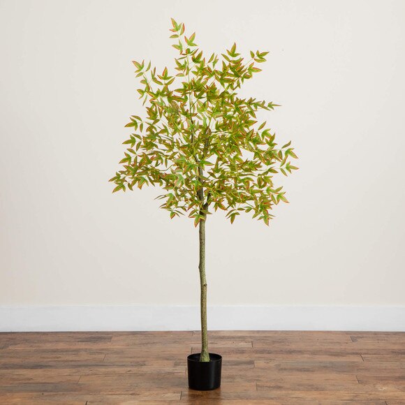 5-ft Autumn Nandina Artificial Fall Tree - SKU #T5306 - 5