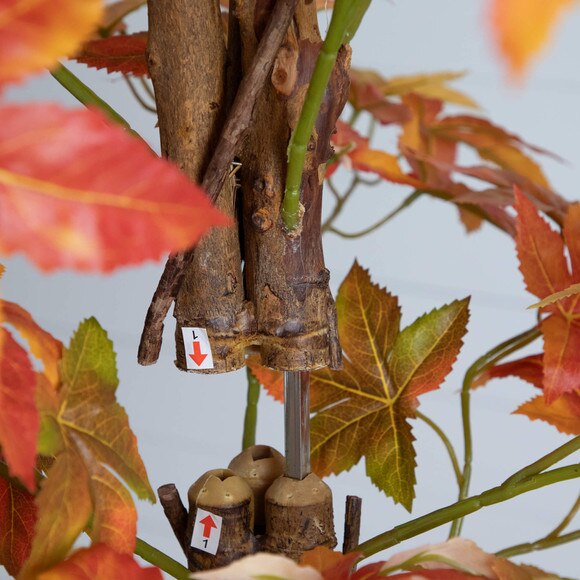 8-ft Autumn Deluxe Maple Artificial Fall Tree - SKU #T5311 - 3