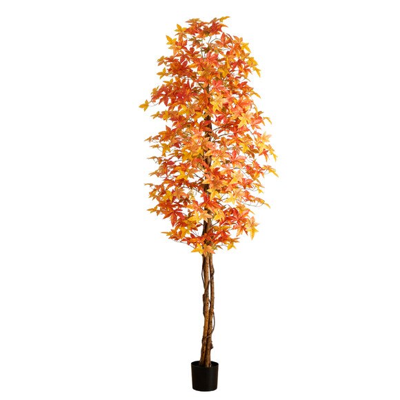 9-ft Autumn Deluxe Maple Artificial Fall Tree - SKU #T5312