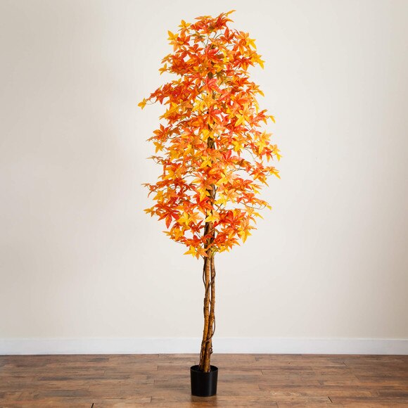9-ft Autumn Deluxe Maple Artificial Fall Tree - SKU #T5312 - 8