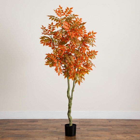 6-ft Autumn Sumac Artificial Fall Tree - SKU #T5313 - 7