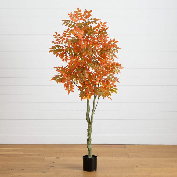 6-ft Autumn Sumac Artificial Fall Tree - SKU #T5313 - 8
