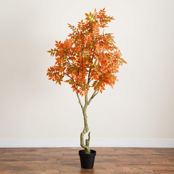 7-ft Autumn Sumac Artificial Fall Tree - SKU #T5314 - 6