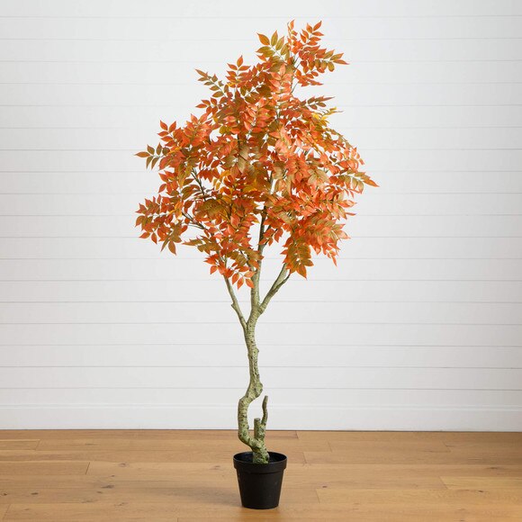 7-ft Autumn Sumac Artificial Fall Tree - SKU #T5314 - 7