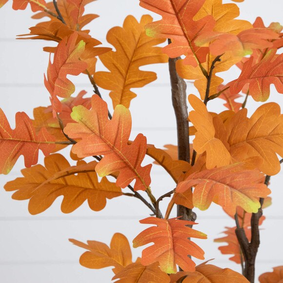 4-ft Artificial Autumn Oak Tree - SKU #T5315 - 2