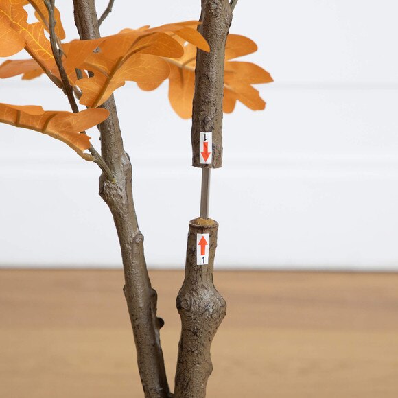 4-ft Artificial Autumn Oak Tree - SKU #T5315 - 3