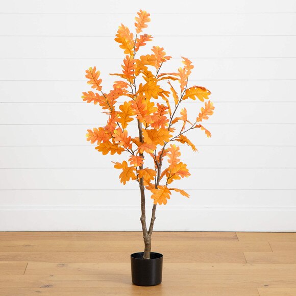 4-ft Artificial Autumn Oak Tree - SKU #T5315 - 7