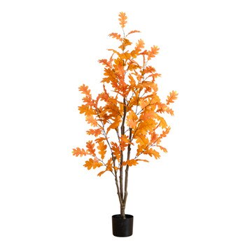 5-ft Artificial Autumn Oak Tree - SKU #T5316
