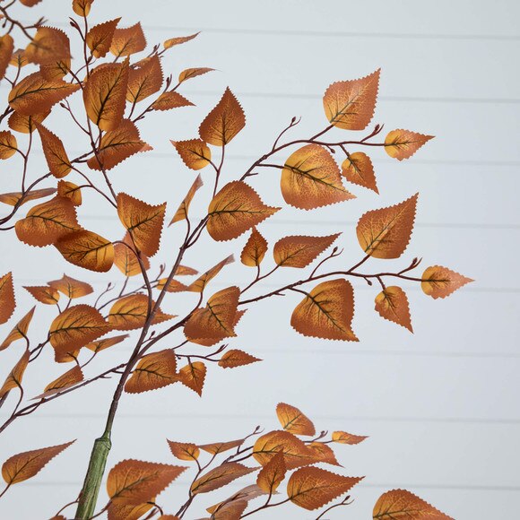 6-ft Autumn Birch Leaf Artificial Fall Tree - SKU #T5318 - 2