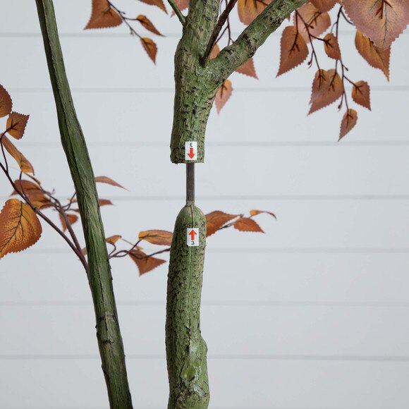 6-ft Autumn Birch Leaf Artificial Fall Tree - SKU #T5318 - 3