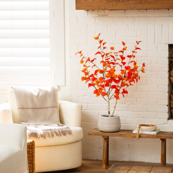3-ft Autumn Birch Artificial Fall Tree - SKU #T5319 - 3