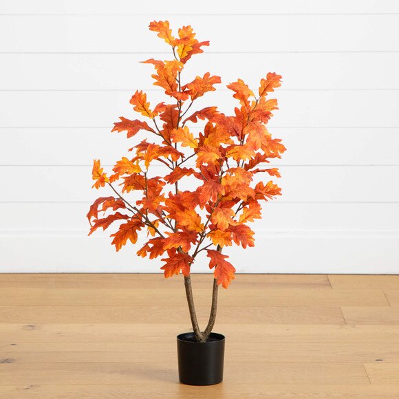 3-ft Autumn Oak Artificial Fall Tree - SKU #T5320 - 5