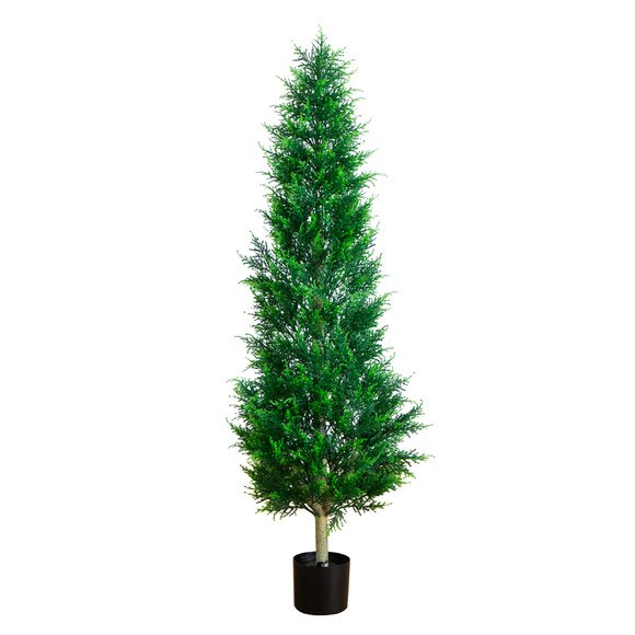 5-ft UV Resistant Artificial Cypress Tower Tree Indoor/Outdoor - SKU #T5327