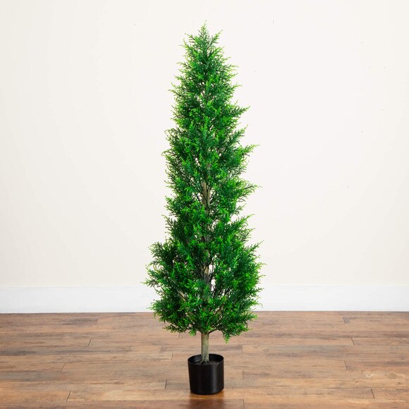 5-ft UV Resistant Artificial Cypress Tower Tree Indoor/Outdoor - SKU #T5327 - 6