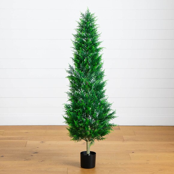 5-ft UV Resistant Artificial Cypress Tower Tree Indoor/Outdoor - SKU #T5327 - 7
