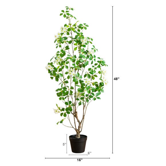 4-ft Artificial Dogwood Tree - SKU #T5332 - 1