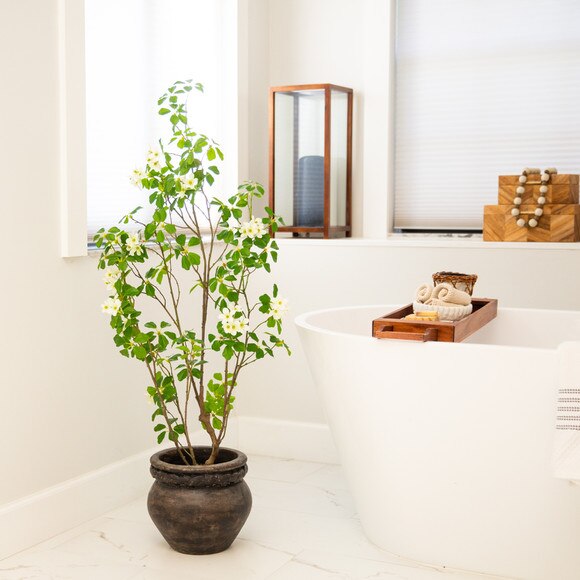 4-ft Artificial Dogwood Tree - SKU #T5332 - 6