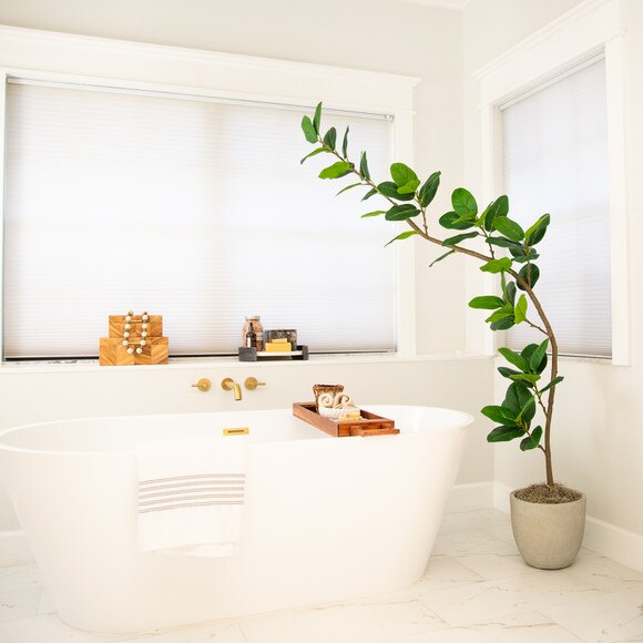 7-ft Artificial Curved Trunk Audrey Ficus Tree - SKU #T5337 - 6
