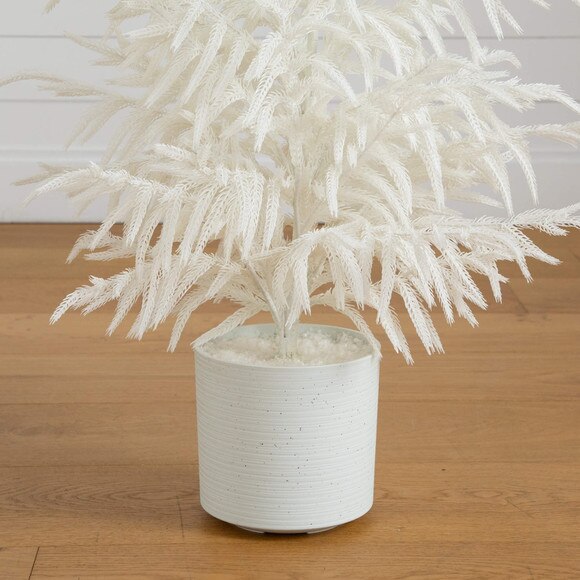 3-ft Artificial Real Touch White Norfolk Island Pine Christmas Tree with Natural Look - SKU #T5373 - 4