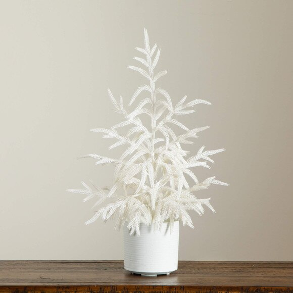 2-ft Artificial Real Touch White Norfolk Island Pine Christmas Tree with Natural Look - SKU #T5376 - 5