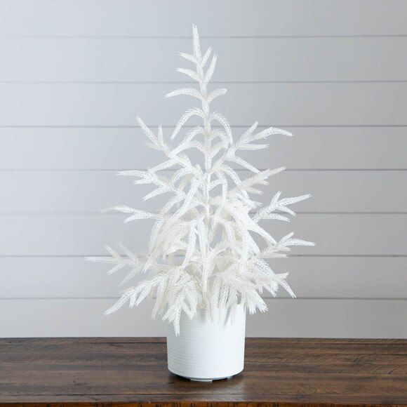 2-ft Artificial Real Touch White Norfolk Island Pine Christmas Tree with Natural Look - SKU #T5376 - 6
