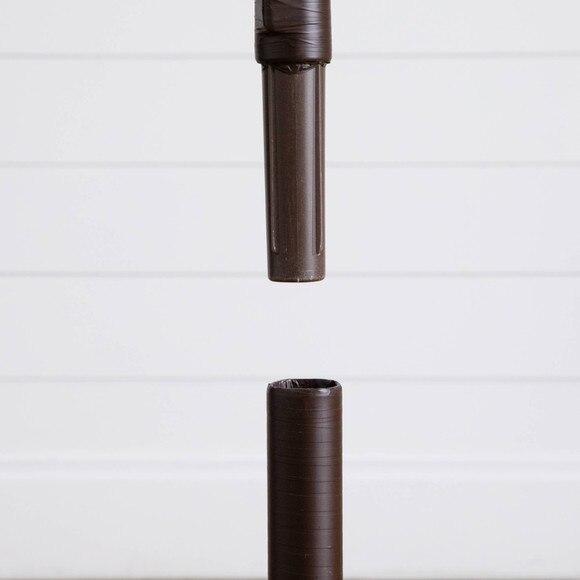 3-ft 5-ft 6-ft Artificial Brown Birch Trees with Warm White LED Lights - Set of 3 - SKU #T5395 - 4