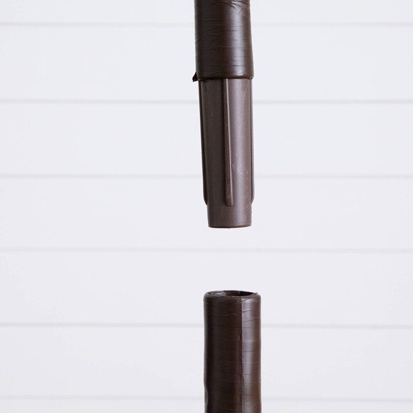 3-ft 5-ft 6-ft Artificial Brown Birch Trees with Warm White LED Lights - Set of 3 - SKU #T5395 - 6