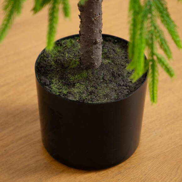 3-ft Artificial Real Touch Down Swept Norfolk Pine Tree with Natural Look - SKU #T5396 - 5