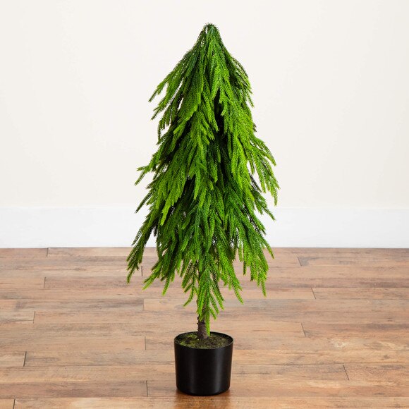 3-ft Artificial Real Touch Down Swept Norfolk Pine Tree with Natural Look - SKU #T5396 - 7