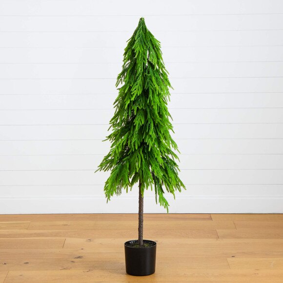 5-ft Artificial Real Touch Down Swept Norfolk Pine Tree with Natural Look - SKU #T5398 - 7
