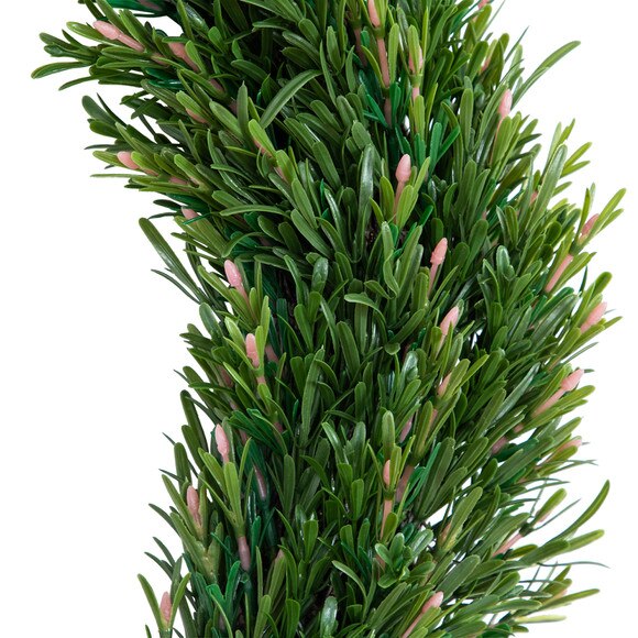 24 UV Resistant Rosemary Artificial Wreath Indoor/Outdoor - SKU #W1378 - 2