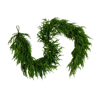 8-ft Artificial Real Touch Norfolk Island Pine Garland with Natural Look - SKU #W1395