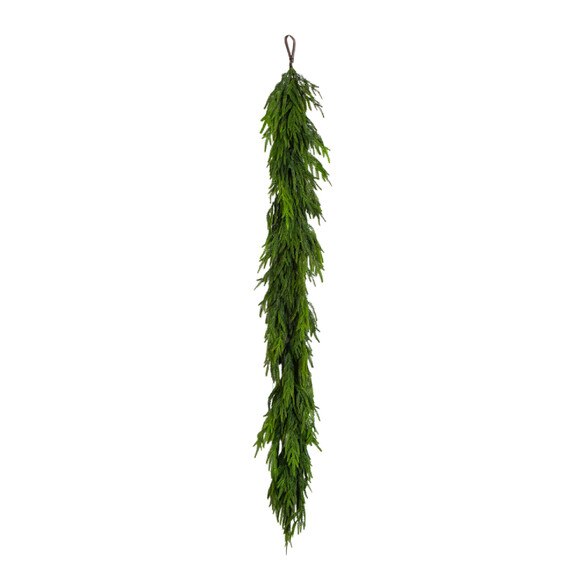 6-ft Artificial Real Touch Norfolk Island Pine Garland with Natural Look - SKU #W1398 - 2