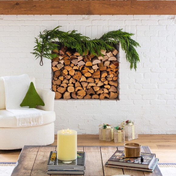 6-ft Artificial Real Touch Norfolk Island Pine Garland with Natural Look - SKU #W1398 - 5