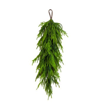 3-ft Artificial Real Touch Norfolk Island Pine Teardrop with Natural Look - SKU #W1400