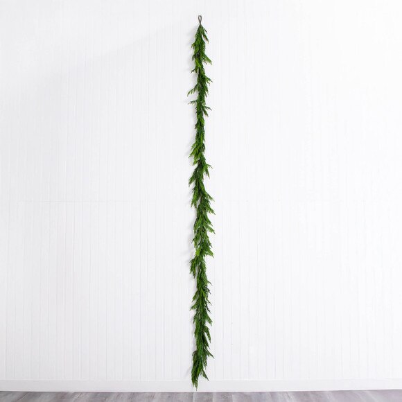 15-ft Artificial Real Touch Norfolk Island Pine Garland with Natural Look - SKU #W1401 - 7