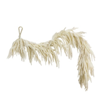 5-ft Artificial Real Touch White Norfolk Island Pine Garland with Natural Look - SKU #W1404
